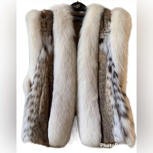 Sold Real Fur - Fox & Lynx Vest